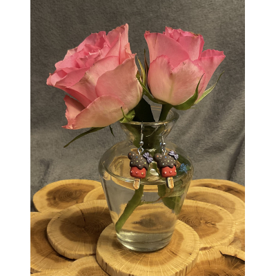 Minnie mouse ijsco oorbellen